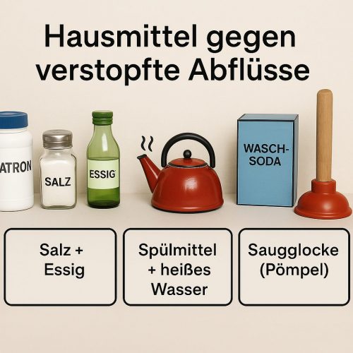Diese Hausmittel helfen gegen den verstopften Abfluss – Natron, Essig, heißes Wasser, Salz- Abflussreinigung und Rohrreinigung Fabeos Diese Hausmittel helfen gegen den verstopften Abfluss - Natron, Essig, heißes Wasser, Salz- Abflussreinigung und Rohrreinigung Fabeos